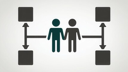 Icon concept of adaptive identity flow highlighting morphing identity and presence across a digital framework