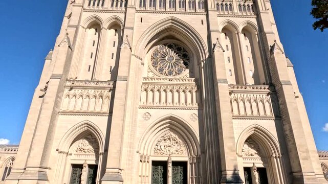 Beautiful Washington National Cathedral in Washington DC
