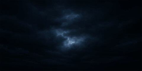Obraz premium Dramatic time lapse of dark storm clouds moving across the blue sky on a cloudy day