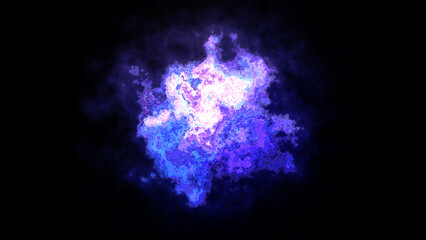 abstract blue galaxy background