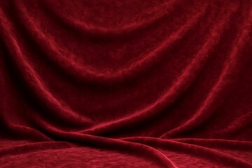 Elegant burgundy velvet drapes beautifully creating a luxurious backdrop for sophisticated designs and adding a touch of rich, classic warmth to any project