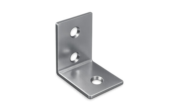 Metal angle bracket l-shaped hardware with holes - Powered by Adobe