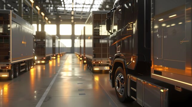 Delivery trucks and warehouses using edge computing