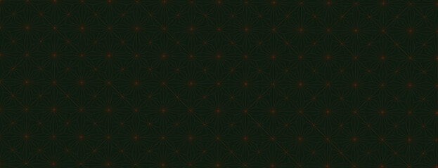 Dark green geometric background with subtle grid texture. The background features a green color with a patterned design. Minimal geometric star vector pattern background