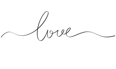 Love text font calligraphy hand written lettering script black color object icon love happy valentine day 14 fourteen day date february love happy valentine day greeting card wedding love romantic