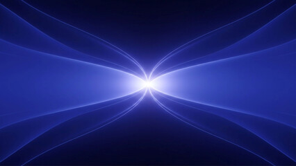 blue abstract fractal background with a luster that emits its light