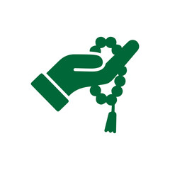 Hand with Prayer Beads