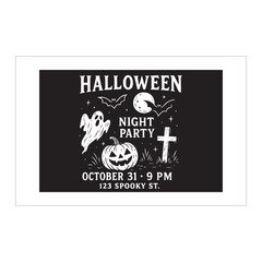 Halloween Night Party Poster