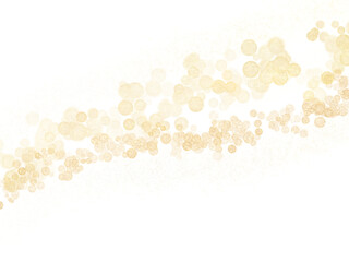 Golden light bokeh background, elegant glittering gold particles