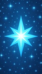 Radiant starry night sky mobile wallpaper