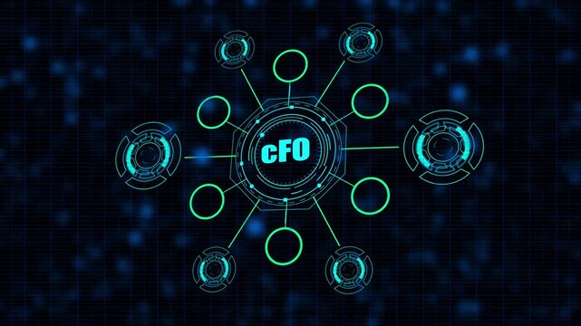 Modern 3D Business Growth CFO, Presentation with Dynamic Graphs, Professional Data Animation, Rising Chart, and Corporate Success Visual Template for Company Progress Projects