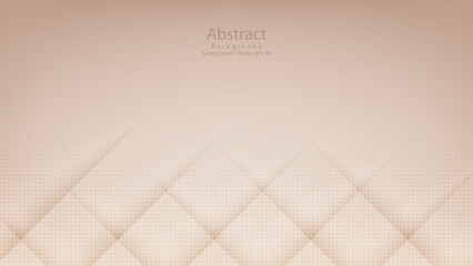 Elegant Beige brown Geometric Background with Subtle Gradient and Overlapping Diamond Pattern. Modern Trendy design in Vector Illustration