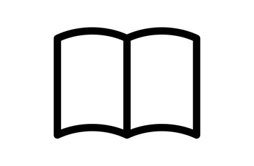 本のシンプルなベクターアイコン
