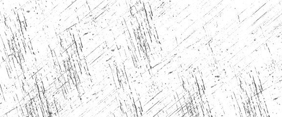 Vector Abstract Black And White Grunge Brush Texture Ink Stroke Background	