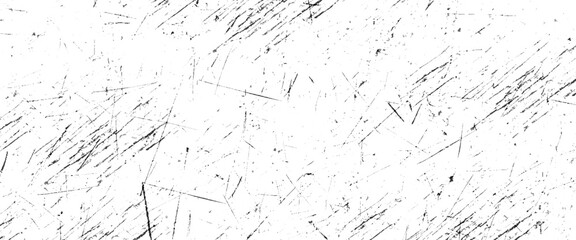 Vector Abstract Black And White Grunge Brush Texture Ink Stroke Background	