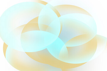 Bokeh image, large spherical soft glow decoration