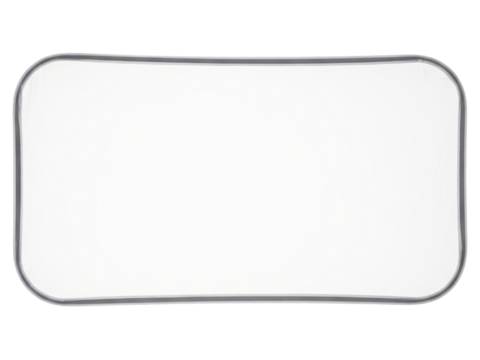 Transparent window sunshade for car protection on a transparent background