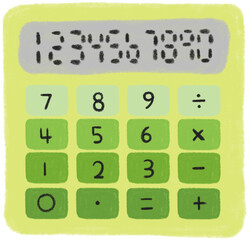 색깔 있는 계산기