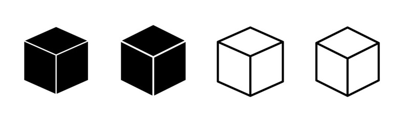 Box icon set. box vector icon, package, parcel