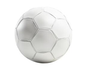 Fototapeta premium White Soccer Ball Isolated on a transparent background