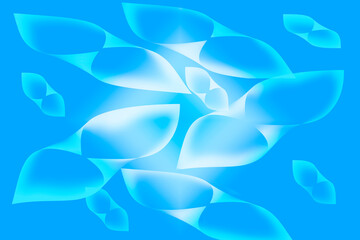 Colored Lines Blur Style Elegant Design Modern Glowing Illustration Background Various Shapes