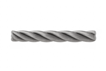 Steel wire rope showing strength and durability concept