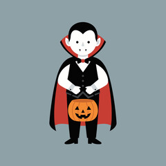little dracula at halloween event