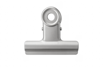 Metal bulldog clip for office work and organization