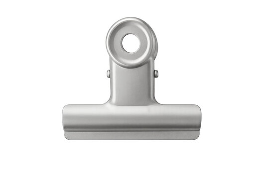 Metal bulldog clip for office work and organization