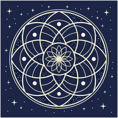 A Cosmic Mandala where the patterns are formed