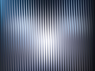 Obraz premium Metallic Blue Vertical Striped Background with Gradient Effect