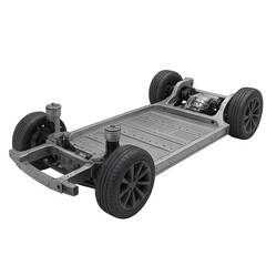 Car lower gray chassis