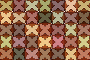 seamless pattern with flowers