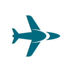 holiday logo design with plane travel