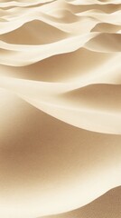 Abstract dunes with warm beige tones in desert landscape