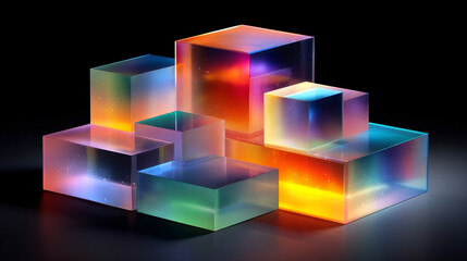 A bar graph rises as a sleek, shiny physical structure from a modern desktop, blending data visualization with tangible design. The scene symbolizes clarity, progress, and the fusion of technology wit