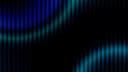 Obraz premium Dark Futuristic Background with Glowing Vertical Stripes, featuring a cool Blue and Teal Gradient that frames a central Black Space