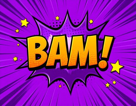 Comic Book Bam Explosion Sound Effect.