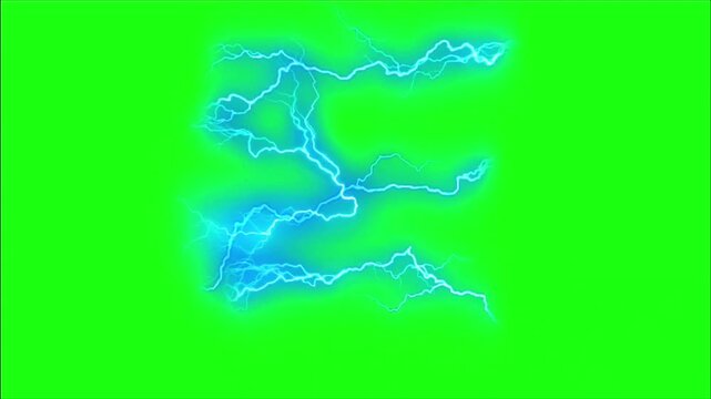 Beautiful Best Green Screen Electricity Thor video effects overlay Video 4k Footage