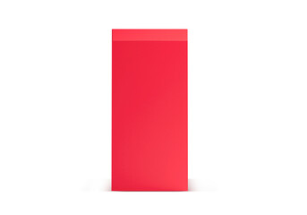 Red Cardboard box, transparent background