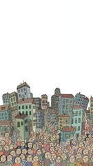 house on white background