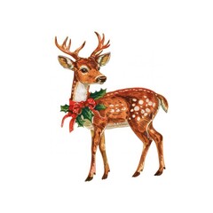Obraz premium Reindeer wildlife antelope figurine.