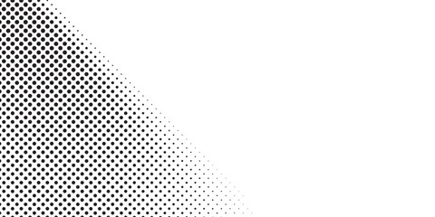 Grunge halftone background with dots. Black and white pop art pattern in comic style. Monochrome dot texture modern