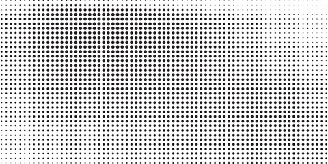 Grunge halftone background with dots. Black and white pop art pattern in comic style. Monochrome dot texture modern