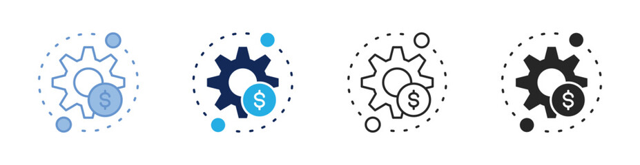 Sales Optimization Icon Collection Featuring Multiple Styles