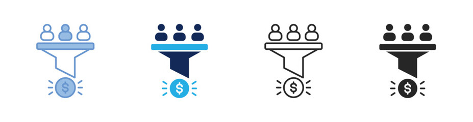 Conversion Icon Collection Featuring Multiple Styles