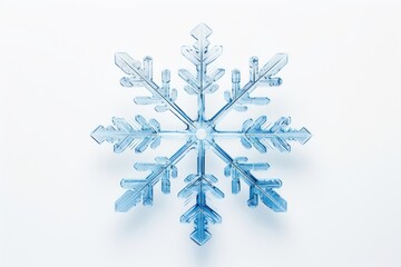 Snowflake blue white background celebration.