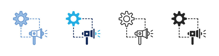 Marketing Automation Icon Collection Featuring Multiple Styles