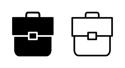 Briefcase icon symbol for apps and websites. suitcase sign and symbol. luggage symbol.