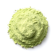 Obraz premium Fine Green Wasabi Powder Dust Ideal for Culinary Use and Flavor Enhancements in Dishes and Sauces